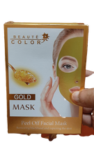 Beaute Color Peel Of Gold Collagen Mask - 10 Sachet Pack